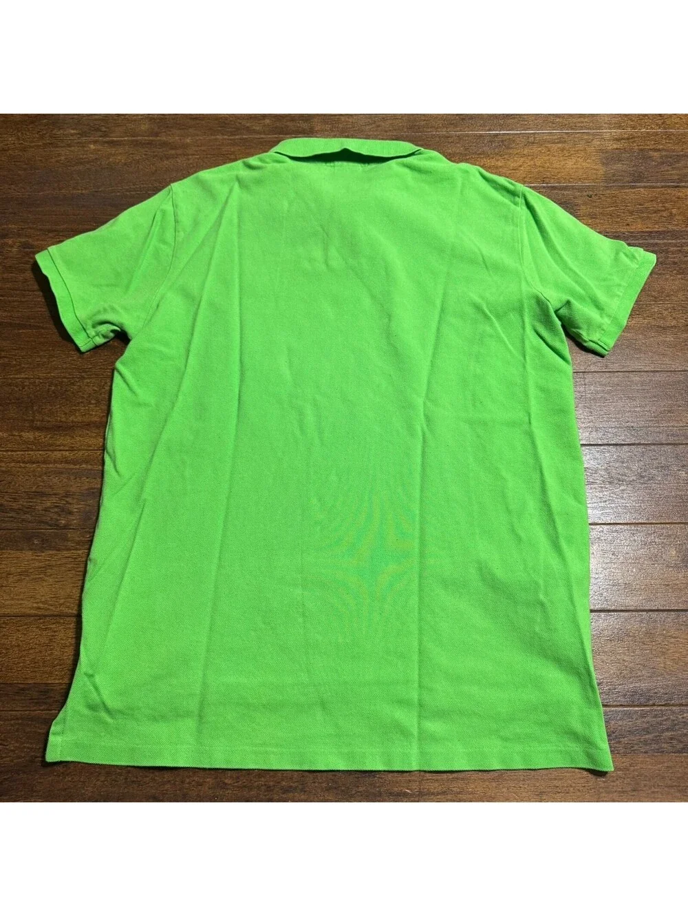 Ralph Lauren Custom Fit Polo shirt Green Pony Size M (L)  Cotton Preppy